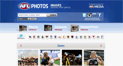 Desktop Screenshot of aflphotos.com.au