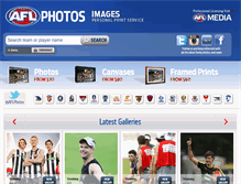 Tablet Screenshot of aflphotos.com.au
